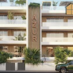 Azur Residence Ablock With Swimming Pool With 6 Two Bedroom Apartments In The Centre Of Paphos